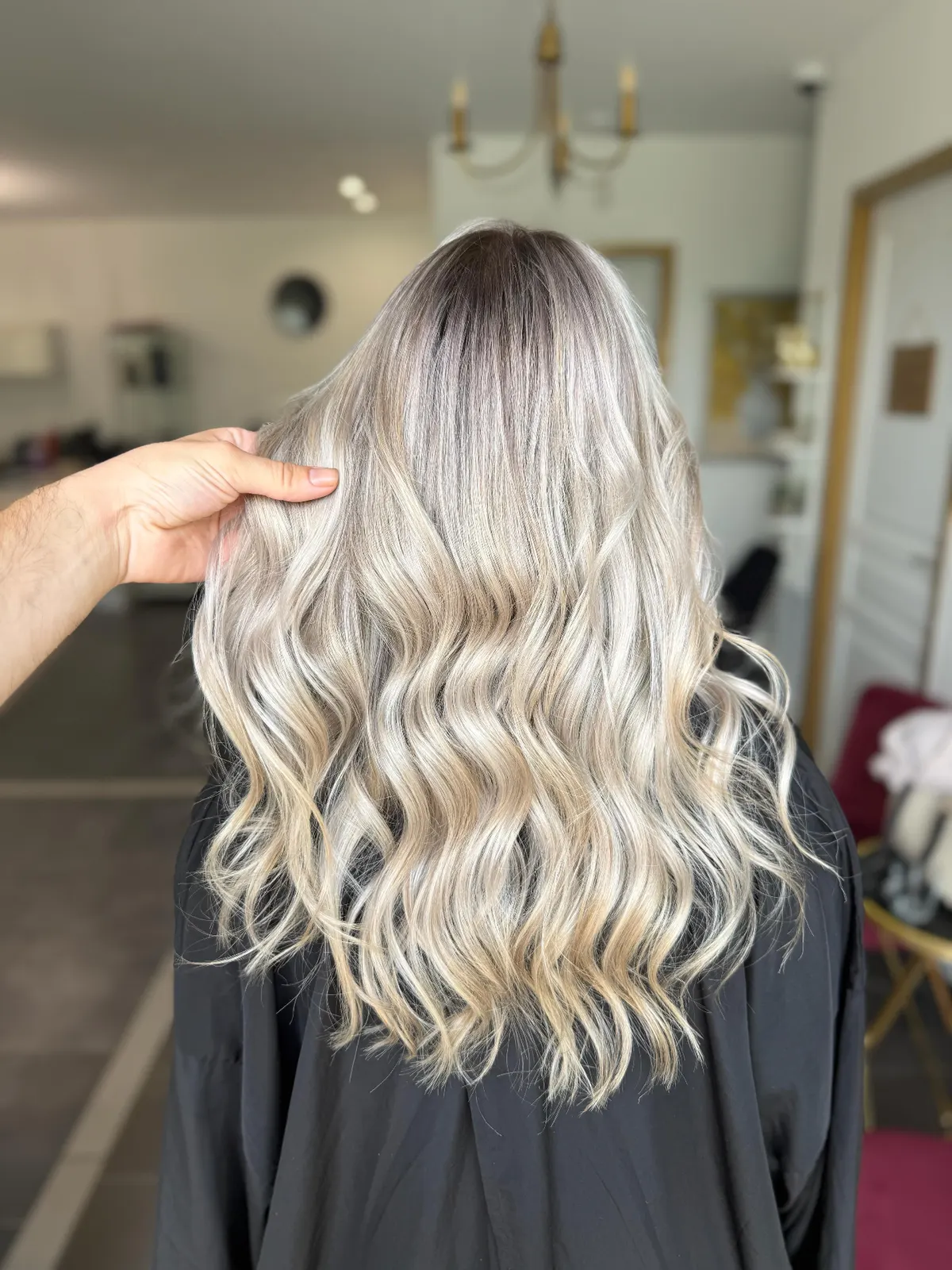 Réalisation coloration par SYA Coiffure à Cannes
