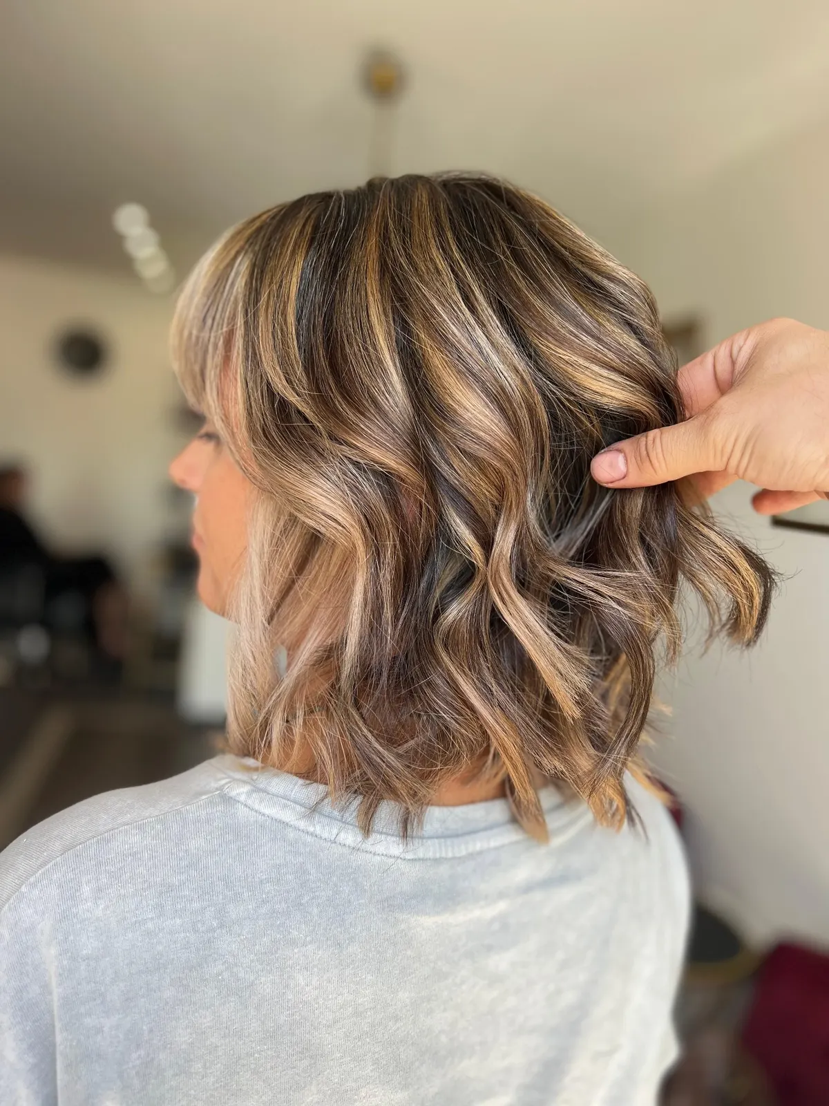Réalisation coloration par SYA Coiffure à Cannes