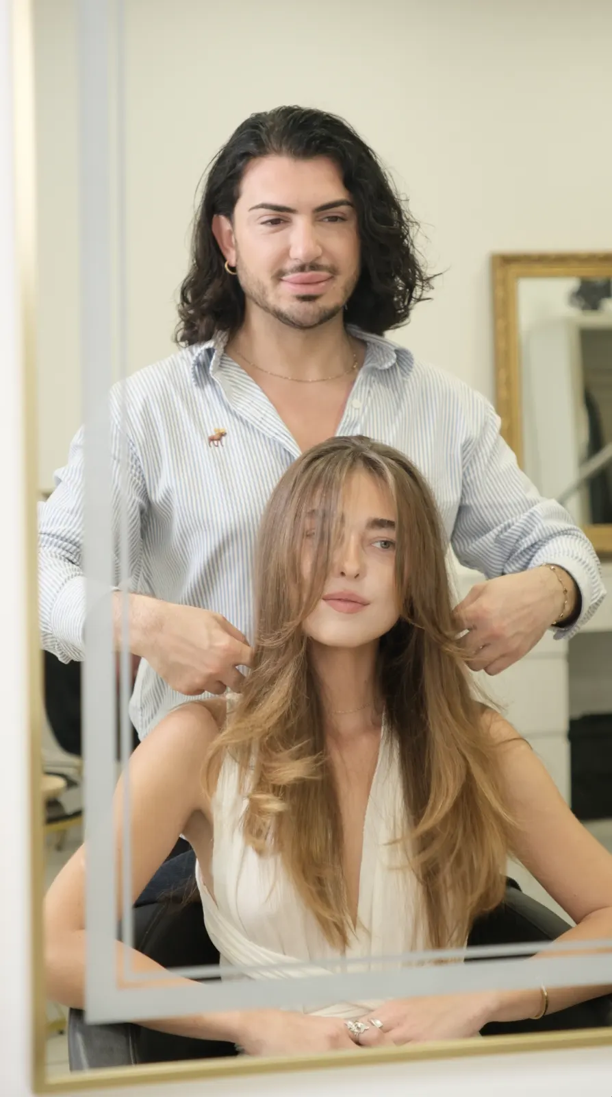 Réalisation coiffure par SYA Coiffure à Cannes