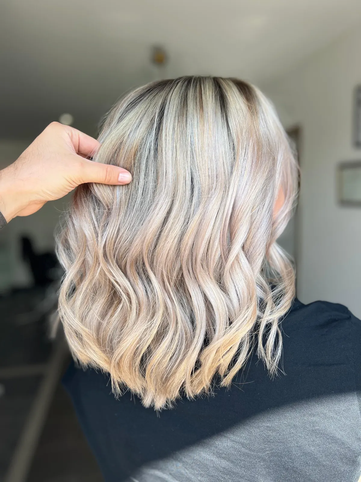 Réalisation coloration par SYA Coiffure à Cannes