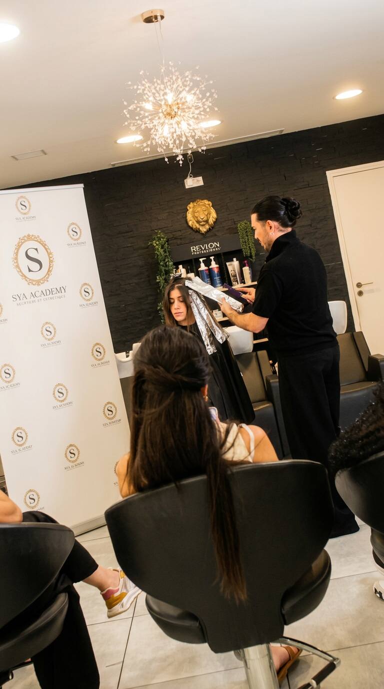 Une participante à la masterclass SYA Academy au salon